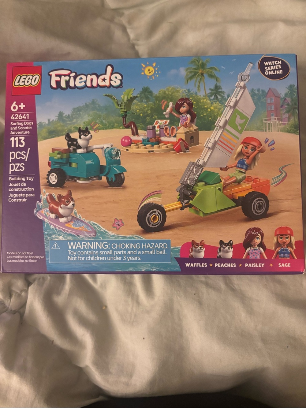 LEGO Friends Surfing Dogs & Scooter Adventure - Teal, Green, Orange